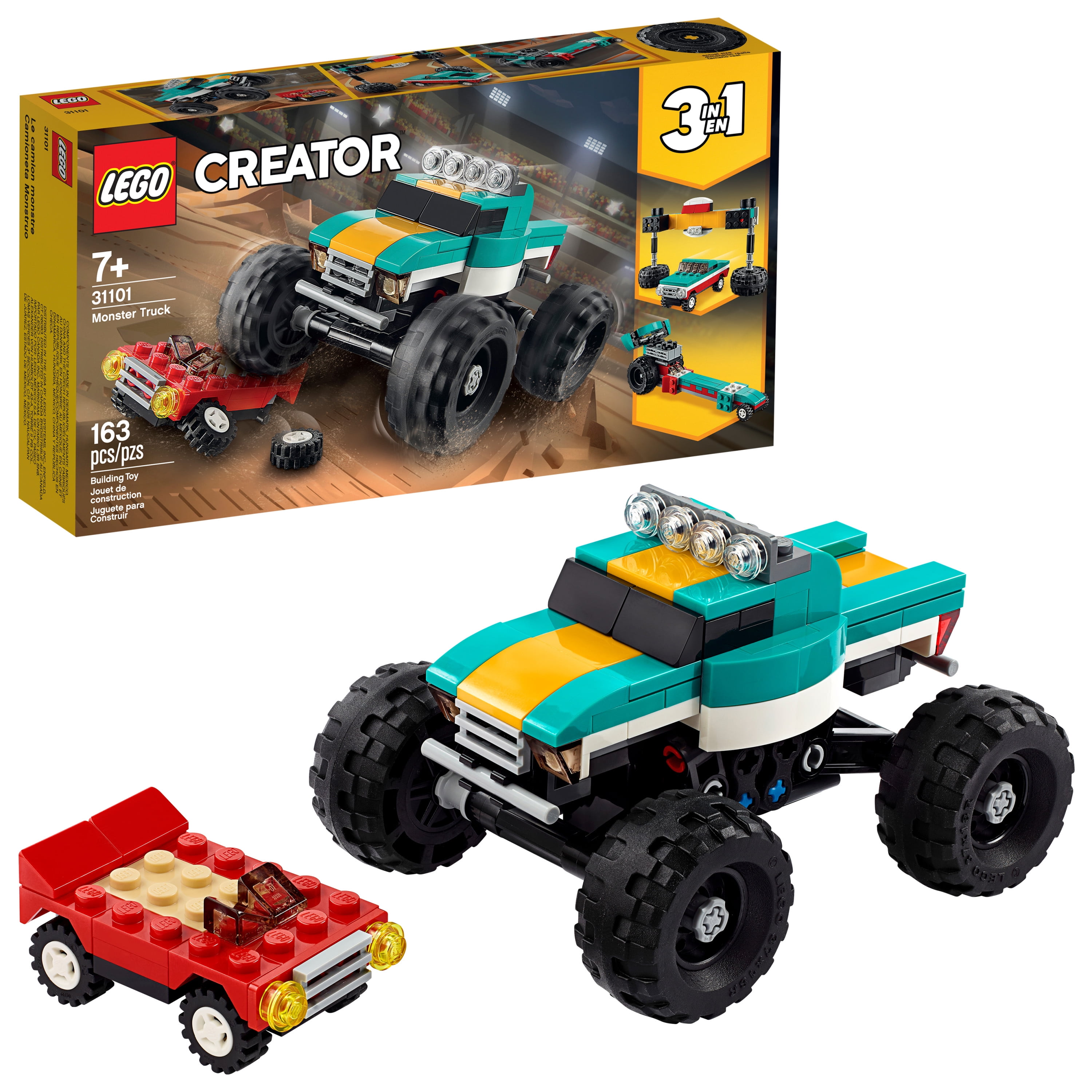 LEGO Creator 3in1 Monster Truck Toy 31101 Cool | Ubuy Thailand