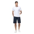 thumbnail image 4 of Lavenicole Men's Casual Shorts abrasion resistance, quick-drying and wrinkle-resistant featuresDrawstring Summer Beach Stretch Golf Shorts with 4 Zipper, 4 of 6