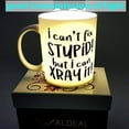thumbnail image 3 of WalDeal 1 Piece, I Can''t Fix Stupid But I Can X Ray It. Funny Coffee Mug, 11-OZ Fine Bone Ceramic White, 3 of 6