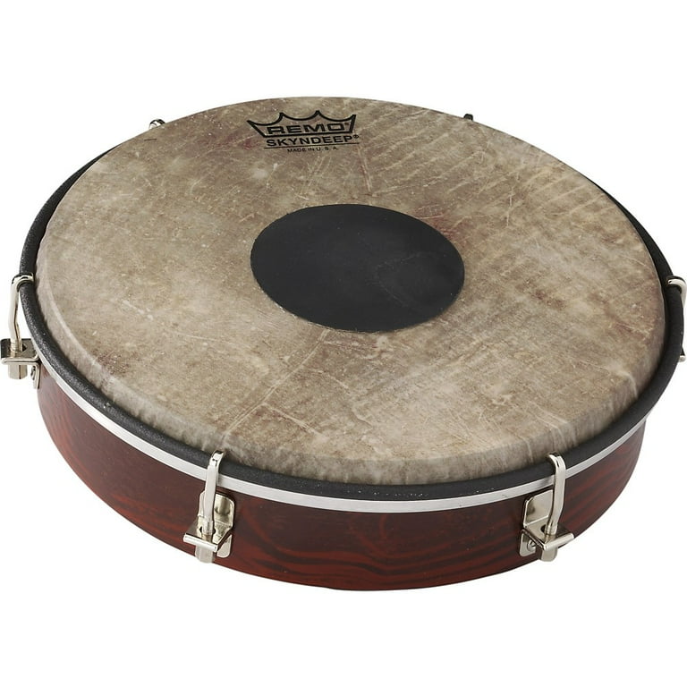 REMO フレームドラム　タブラトーン　8inch Remo Tablatone Frame Drum Brown and White Skyndeep Fish Skin