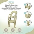 thumbnail image 2 of Dolu Nuve Potty Toilet Training Seat with Adjustable Ladder for Kids 2+, Eco Green, 2 of 9