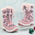 thumbnail image 6 of Nova Mountain Boys Girls Little Kids Winter Snow Boots NF-NFWB840-PinkMulti-10, 6 of 6