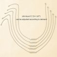 thumbnail image 3 of 5 Pcs Heart Best Friend Necklaces Clavicle Chain for 3 Women Teens Girls Friendship Set Sister Jewelry Gift Silver, 3 of 4