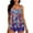 018_Purple, variant on Lroveb Tankini Swimsuits for Women Plus Size Two Piece Bathing Suits Long Torso Tank Tops With Boyshorts Push Up Swimwear