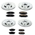 thumbnail image 3 of PowerStop Front and Rear Z23 Evolution Sport Carbon-Fiber Ceramic Brake Pad and Drilled & Slotted Rotor Kit Fits: FORD Select Models K1381, 3 of 10