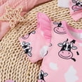 thumbnail image 6 of eileial Baby Girl Clothes Romper Summer Bodysuit Outfits Cotton Linen Jumpsuits Essential Preemie Clothes,Pink 9-12 Months, 6 of 6