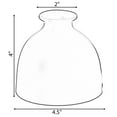thumbnail image 4 of Uniquewise Modern Inkwelll Bottle Shaped Ceramic Table Vase Flower Holder Small White, 4 of 7