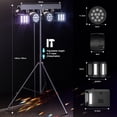 thumbnail image 5 of 5-in-1 DJ Par Stage Light with Stand & Bag - 24+8 PCS RGBW LED 3/6/15CH for Wedding Birthday KTV Party Disco, 5 of 8