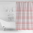 thumbnail image 4 of 60x72 Inch Shower Curtains for Bathroom Pink Stripe Fabric Bath Curtain Decor Abstract Art Modern Vertical Striped Waterproof Restroom Curtains Shower Set Accessories with 12 Hooks 60 Inch, 4 of 6