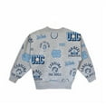 thumbnail image 2 of Girls Youth Gameday Couture  Heather Gray North Carolina Tar Heels Always On Repeat Pullover Sweatshirt, 2 of 2