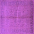 thumbnail image 1 of Ahgly Company Indoor Square Oriental Purple Industrial Area Rugs, 7' Square, 1 of 4