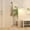 White, variant on Wooden Freestanding Coat Tree with Mirror, Sturdy Coat Rack Stand for Clothes/Bags/Hats, Save Space Coat Rack for Entryway, Bedroom, Office, Narrow Place (Black)