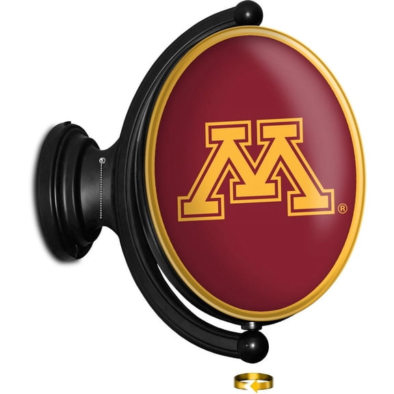 Minnesota Golden Gophers 23'' x 21'' Logo Illuminated Rotating Wall Sign