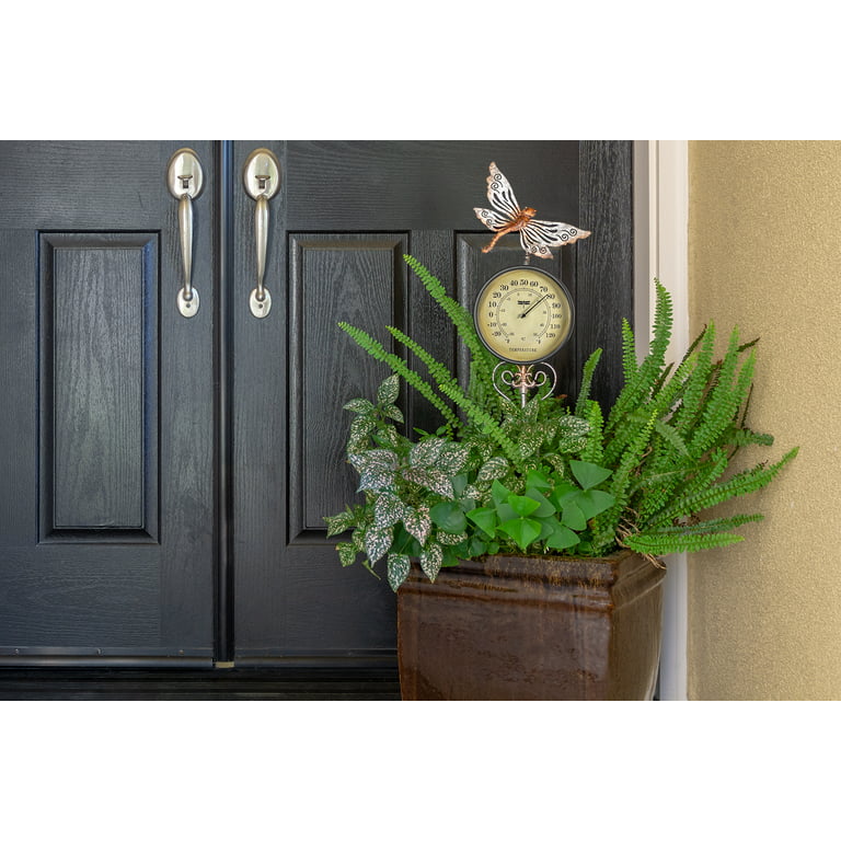 Dragonfly Outdoor Wall Thermometer
