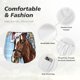 thumbnail image 4 of Balery Christmas Horse Pantalones cortos deportivos para mujer con forro y dos bolsillos, elásticos, para entrenamiento, gimnasio, yoga-XX-Large, 4 of 7