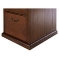 thumbnail image 5 of Huntington Oxford Four Wood Drawer File Cabinet Office Storage File Drawer Brown, 5 of 6
