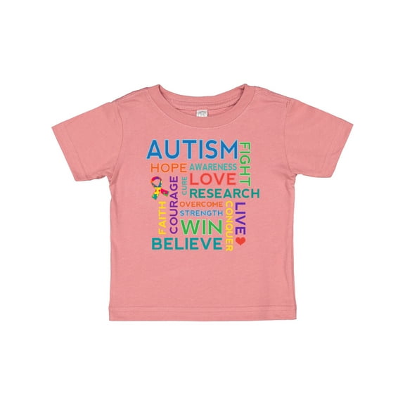 Inktastic Autism Support slogan Boys or Girls Baby T-Shirt