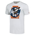 thumbnail image 2 of Men's Homage Rome Odunze Ash Chicago Bears Caricature Player Tri-Blend T-Shirt, 2 of 3