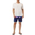thumbnail image 2 of Lars Amadeus Men's Shorts Swim Shorts Drawstring Waist Summer Board Shorts, 2 of 6