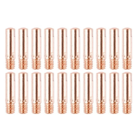 

Bosisa 20Pcs Mb15 15Ak Contact Tip Welding Nozzles M6 Welding Torch Power Nozzle