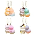 thumbnail image 5 of Cartoon Keychain with Magnetic Attraction Soft Fabric Cat Gourd Keychain Pair with Magnetic Feature Stylish Bag Decors, 5 of 11