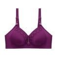 thumbnail image 2 of Lulshou Side-Support Wireless Bra with Seamless Cups - Women's Side Retraction No Steel Underwear Strap Type Thin Mould Cup Breathable Bra, 2 of 7