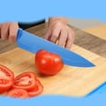 thumbnail image 7 of NULAS Knife Set, 6-PC Colorful Kitchen Knife Set, 6 Sharp Kitchen Knives with Covers for Cooking, Cutting, Multicolor, 7 of 7