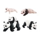 thumbnail image 2 of Figuras de animales de ciclo , juguete de 4 de animales Panda, juego , figuritas de animales realistas, modelos de ciclo de estilo D, 2 of 8