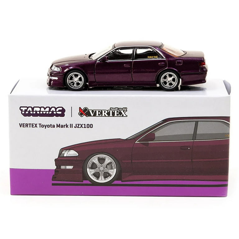 Tarmac Works Toyota Mark II JZX100 – VERTEX – Purple
