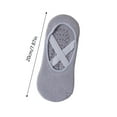 thumbnail image 2 of Non Yoga Socks for Women - Grip Pilates Socks with Barefoot Design for Barre, Ballet, Dance and Fitness, One Size Anti-Skid Sport Socks, 2 of 2