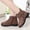 Brown, variant on GUOBIOZIY Girls Ankle Boots Kids Ankle Booties Comfortable Slip on Booties Side Zipper Ankle Boots (Brown,2)