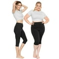 thumbnail image 2 of Stretch Is Comfort Women's and Plus Size High Rise Knee Legging | Adult Small - 5x, 2 of 6