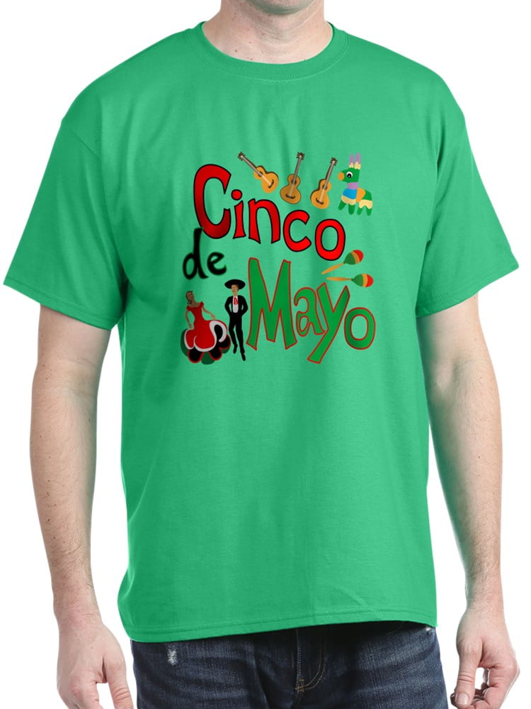 CafePress - Cinco De Mayo T Shirt - 100% Cotton T-Shirt - Walmart.com ...