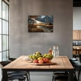 thumbnail image 5 of Farmhouse Old Truck Wall Art Home Farmhouse Decor, Blue Truck Canvas Print Barn White Floral Rustic Pictures for Walls, Country Artwork Living Room Wall Art Bedroom Decor 12x18 Inches, 5 of 6