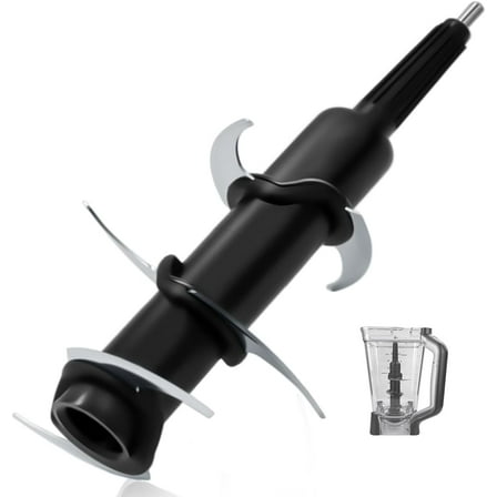 Blender 6-Blade Replacement Compatible with Ninja 72 oz Pitcher, Replacement 6-Stacked Blade for the Ninja Professional Blender BL610 BL740 BL660 BL663 BL710WM CO610B CT610, Stainess Steel