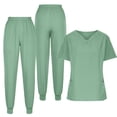 thumbnail image 4 of Haivin Scrub Suit for Women with Pockets and Short Sleeve, Professional Nursing Uniform for Medical Work and Daily Use, 4 of 5