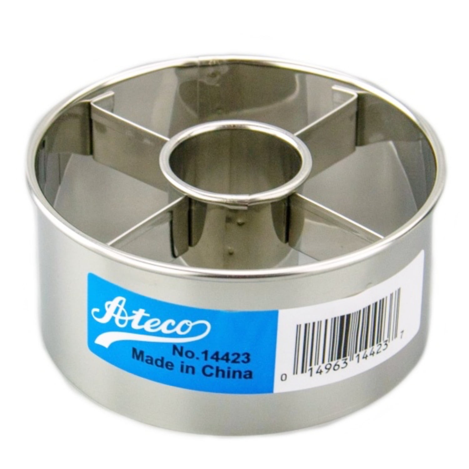 Ateco Stainless Steel Doughnut Cutter, 3 ½ Inch Diameter