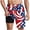 Sky Blue, variant on Stamzod Men's Swim Trunks with Compression Liner Quick Dry Drawstring Bathing Suits Summer Beach Board Shorts Beige XXL