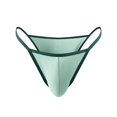 thumbnail image 2 of ylioge Mens Underwear Thongs Trendy Low Rise Solid Color Stretchy G-String Breathable Support Briefs, 2 of 4