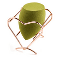 thumbnail image 3 of Soporte para esponja de belleza, soporte para secar esponjas de maquillaje, soporte para exhibición de polvos en forma de huevo, oro rosaforma: 05;, 3 of 5