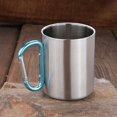 thumbnail image 3 of POINTERTECK Tasse à Eau Extérieure Voyage 304 Poignée Pliante en Acier Inoxydable Tasse à Café Portable Tasse 360Ml, 3 of 8