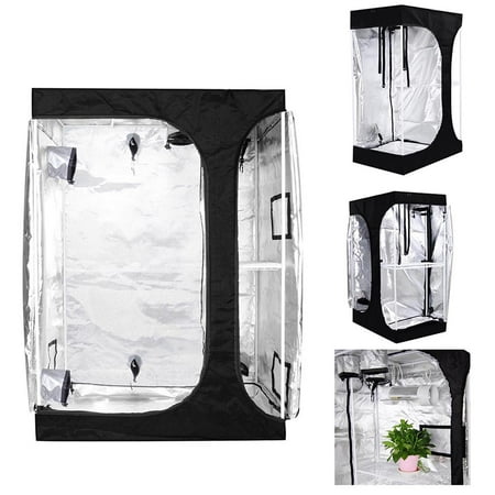 LAGarden 2in1 Hydroponics Indoor Grow Tent Growing Planting Room Propagation and Flower Sections 48