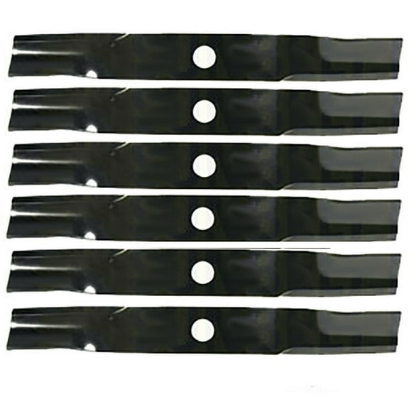 RAParts 6 XHT Heavy Duty Blades Fits Kubota K5619-34350 K561934350 for 54" Cut Decks