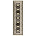 thumbnail image 6 of SAFAVIEH Outdoor VER099-0624 Veranda Chocolate / Green Rug, 6 of 10