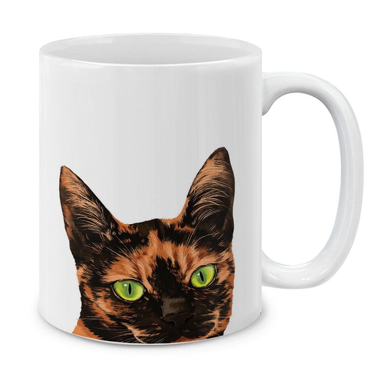 Tortie Cat Mug No Funny Tea Hot Cocoa Coffee Cup Novelty Birthday... 