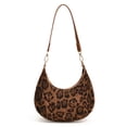 thumbnail image 3 of Bolso Crescent para Mujer Con Leopardo Hobo Cuero PU El (Caqui), 3 of 8