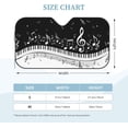 thumbnail image 6 of Sun Shade for Car Truck , High-Quality Foil Bubble Car Sunshade, Heat and UV Protection for Car Interior, , 1 with 4 (51x27.5in & 55x30in) picture 400, 6 of 8
