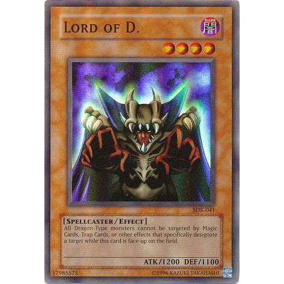 YuGiOh Starter Deck: Kaiba Super Rare Lord of D. SDK-041