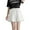 White, variant on Womens Casual Shorts Drawstring Sweat Elastic Waist Running Workout With Pockets Girls Bottoms Shorts