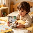 thumbnail image 5 of Pocket Bear in Tin Box, Mini Plush Toy Keepsake with School-Themed Illustration, Comfortable Gift for First Day of School Students, 5 of 6